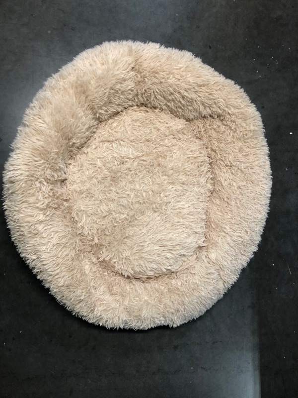 Photo 2 of [Like New] Active Pets Dog Donut Bed, Large 36' (Beige) Large 36" Beige