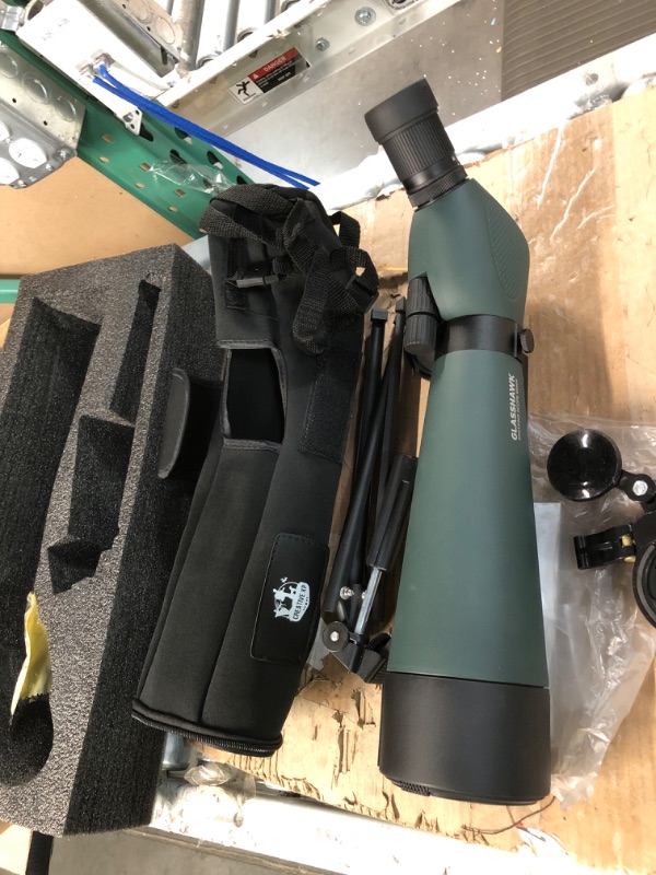 Photo 4 of *GENTLY USED* CREATIVE XP Spotting Scopes, Waterproof Scope w/Tripod & Phone Adapter, Target Shooting & Bird Watching Green HD 20-60x80mm