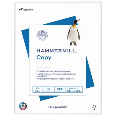 Photo 1 of Hammermill 500-Sheet 8.5" X 11" Multipurpose Paper, 7 PACKS 