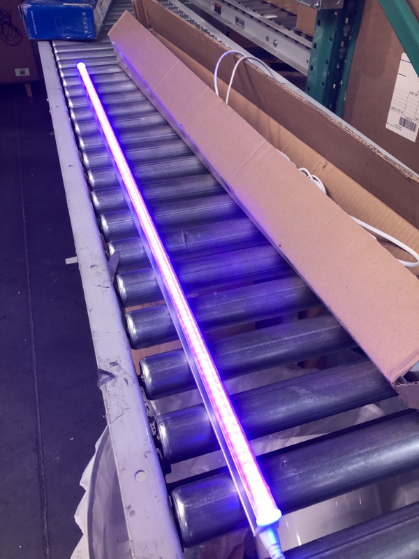Photo 1 of *SEE NOTES* Barrina UV LED Blacklight Bar, 22W 4ft, T5 Integrated Bulb, 4pack