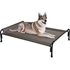 Photo 1 of * USED * 
Veehoo Elevated Dog Bed, Outdoor Raised Dog Cots Bed for Large Dogs, Cooling Camping Elevated Pet Bed