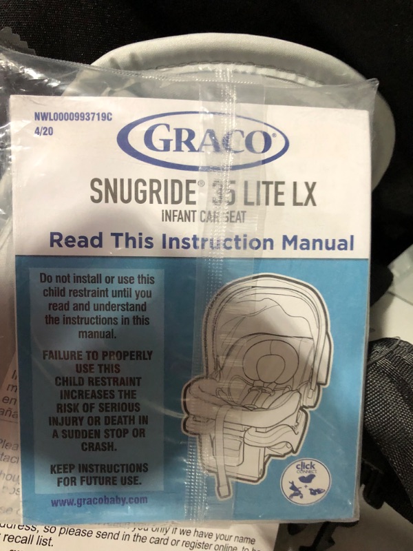 Photo 7 of **SEE NOTES**
Graco SnugRide SnugLock 35 LX Featuring TrueShield Technology, Ion Black