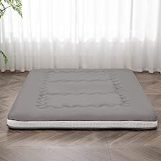 Photo 1 of * USED * 
Dr.Futon Japanese Floor Futon Mattress Extra Thick Folding Roll Up Bed Topper Mat for Guest,Lounger and Tavel/ MINOR DAMAGE TO BAG 