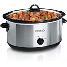 Photo 1 of * USED * 
Crock-Pot 7 Quart Oval Manual Slow Cooker, Stainless Steel 