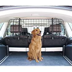 Photo 1 of  Adjustable Dog Car Barrier - 16-Inch, Black