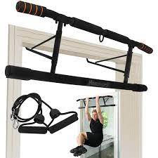 Photo 1 of * USED * 
KOMSURF Pull Up Bar for Doorway, Pullup Bar for Home, Multifunctional Chin Up Bar, Portable Fitness Door Bar, Body Workout Gym System Trainer