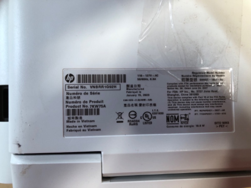 Photo 5 of ***SEE NOTES*** HP Color LaserJet Pro M283fdw Wireless All-in-One Laser Printer