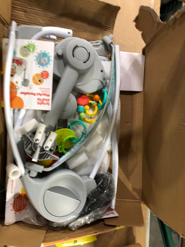Photo 1 of Bright Starts Playful Paradise Portable Compact Automatic Baby Swing with Music, Unisex, Newborn +