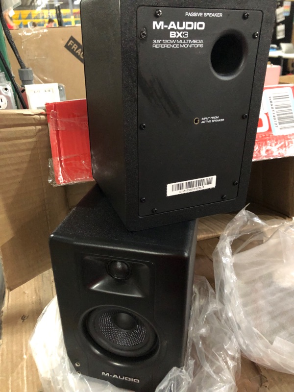 Photo 1 of M-Audio BX3 3.5" Studio Monitors, HD PC Speakers 120W, set of 2