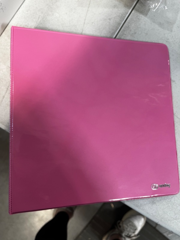 Photo 2 of 3 Inch Binder 3 Ring Binders , Slant D-Ring 3”-pink