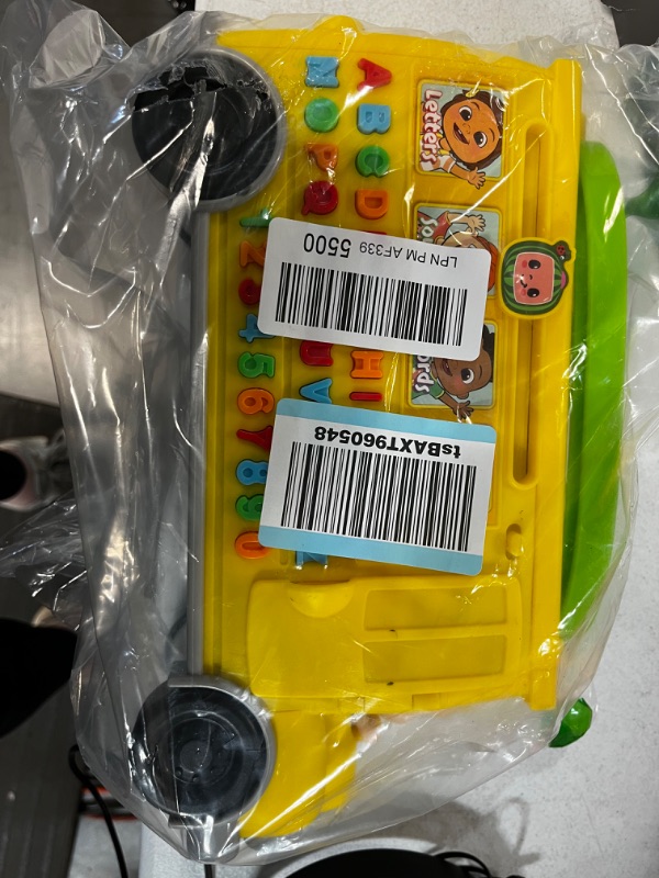Photo 1 of CoComelon Musical Learning Bus, Number and Letter Recognition, Phonetics, Yellow School Bus Toy Plays ABCs and Wheels on the Bus, by Just Play