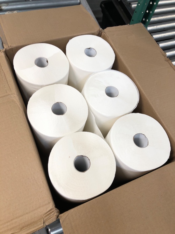 Photo 2 of High Capacity (Tad) Paper Towels - Hand Towels 10 Inch Wide Rolls (6 Rolls) Premium Quality 