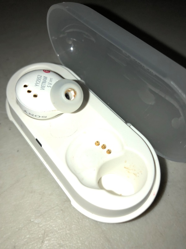 Photo 5 of Sony WF-C500 Truly Wireless in-Ear Bluetooth Earbud Headphones with Mic and IPX4 Water Resistance, White (Amazon Exclusive)