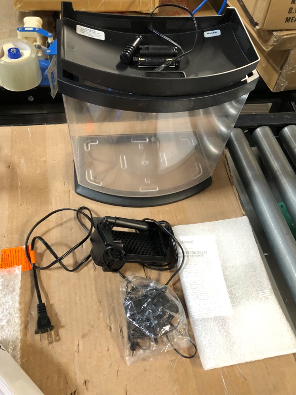 Photo 1 of *Used* Aqueon LED MiniBow Kit with SmartClean Technology 2.5 Gallon Black
