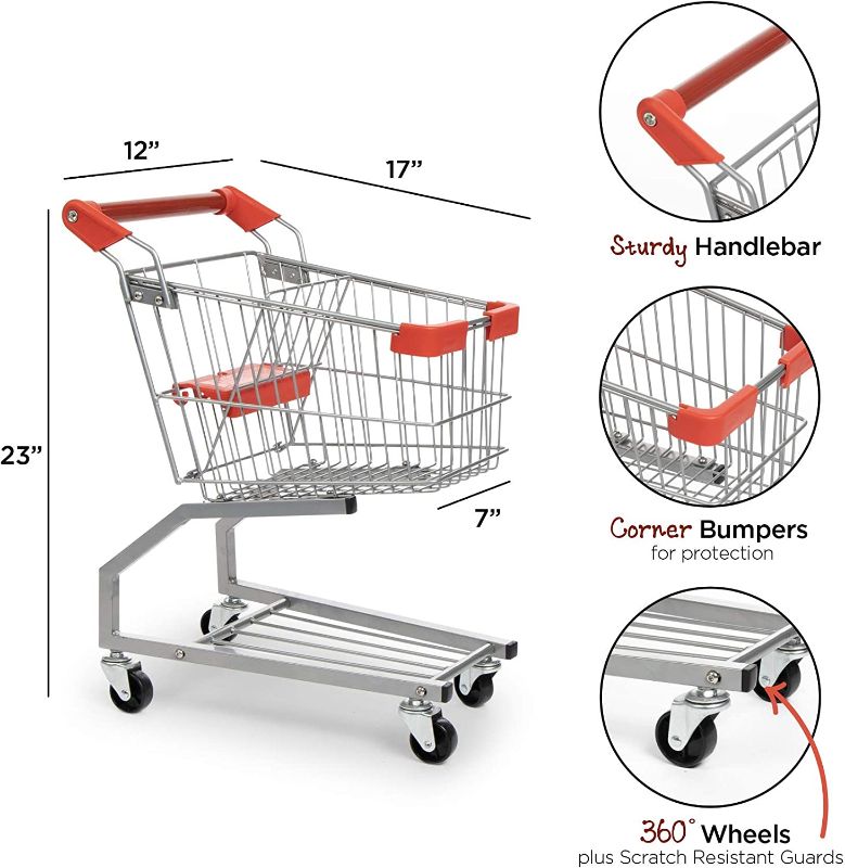 Photo 1 of Milliard Toy Shopping Cart for Kids