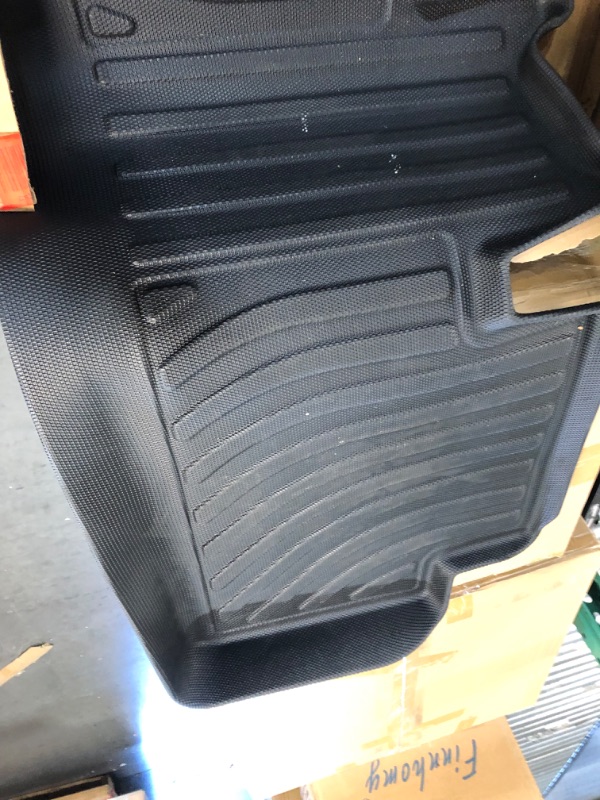 Photo 1 of LDCRS Tesla Model Y Floor Mats 2023 2022 2021 - All Weather Floor Mats - Premium 3D Waterproof Car Mats Without Logo - Heavy Duty Non Slip Floor Liners - Set of 3 (1st & 2nd Row)