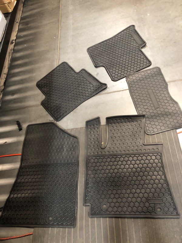 Photo 1 of HD-Mart Car Rubber Floor Mat for Honda Civic Sedan 10th 2016 2017 2018 2019 2020 2021 Custom Fit Full Black Auto Floor Liners Mat All Weather Protection Heavy Duty Odorless 2016-2021 Version Full Black