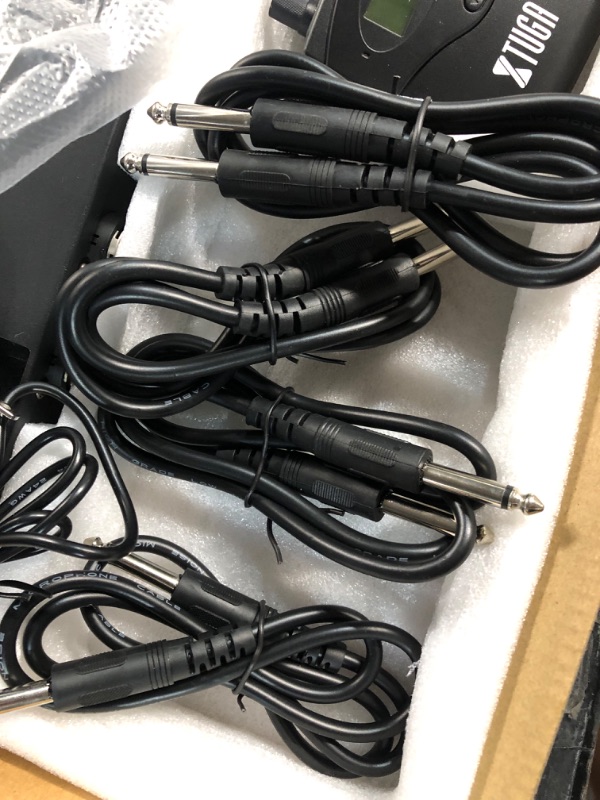 Photo 10 of *USED/SEE NOTES** XTUGA RW2080 Whole Metal Wireless in Ear Monitor System 2 Channel 2/4/6/8 Bodypacks Monitoring with in Earphone Wireless Type Used 902-928mhz (2 bodypack with Transmitter)