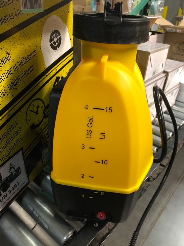 Photo 1 of **USED/UNABLE TO TEST**4 Gal. Lithium-Ion Battery Powered Backpack Sprayer