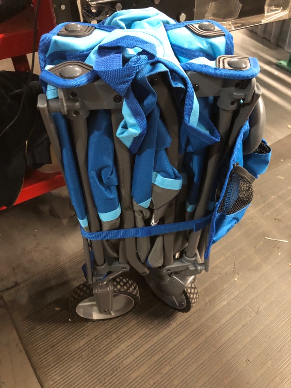 Photo 1 of **SEE NOTES**
PORTAL Folding Utility Wagon Collapsible Cart with Wheels Heavy Duty Foldable