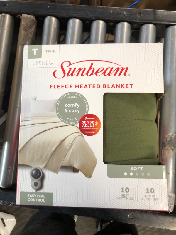 Photo 2 of **NEW** Sunbeam Royal Ultra Ivy Heated Blanket - Twin Ivy Twin Heated Blanket