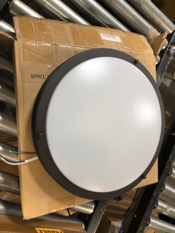 Photo 2 of **NEW** 16 inch Dimmable LED Flush Mount Ceiling Light, Oil Rubbed Bronze, 36W, 2200LM, 2.7/3/3.5/4K/5K Adjustbale, 