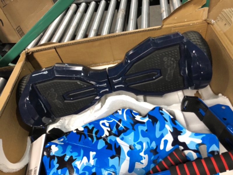 Photo 2 of **USED/SEE NOTES*** EVERCROSS Hoverboard, 6.5'' Hover Board with Seat Attachment, Self Balancing Scooter with APP, Bluetooth  Blue