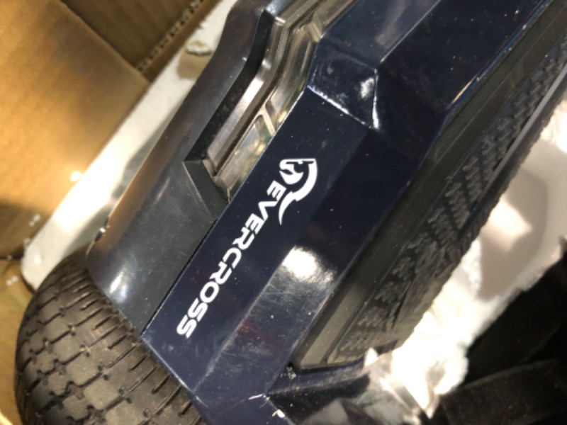 Photo 10 of **USED/SEE NOTES*** EVERCROSS Hoverboard, 6.5'' Hover Board with Seat Attachment, Self Balancing Scooter with APP, Bluetooth  Blue