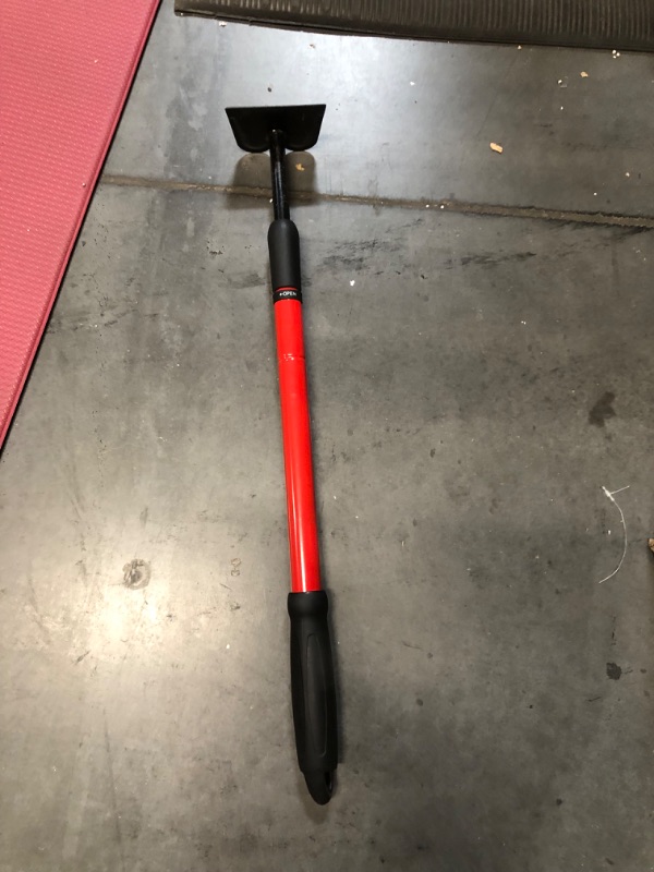 Photo 1 of **USED/SEE NOTES** Bond Manufacturing LH004 Long-Handle Fiberglass Garden Hoe, Red