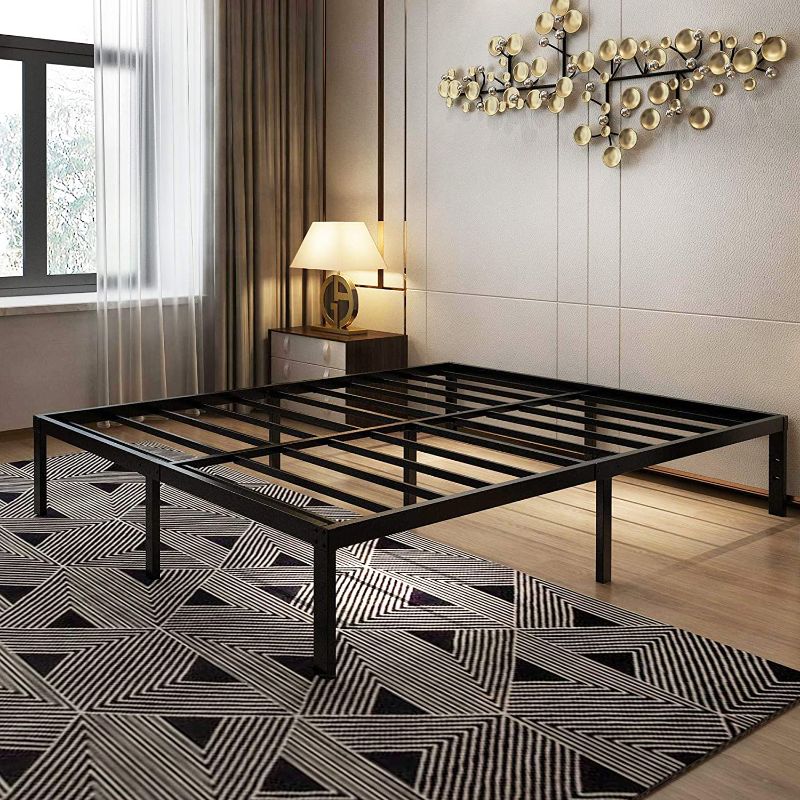 Photo 1 of **SIMILAR TO STOCK PIC** Platform Bed Frame/Easy Assembly Mattress Foundation KING SIZE