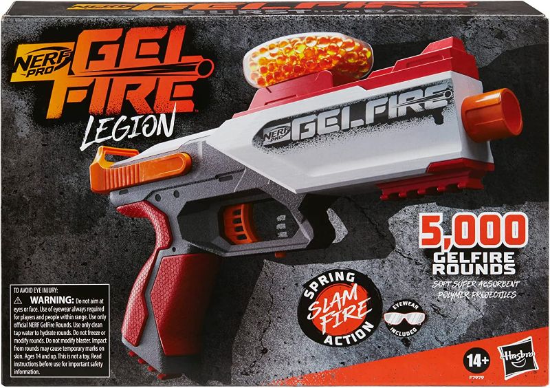 Photo 1 of *USED/MISSING PARTS/SEE NOTES Nerf Pro Gelfire Legion Spring Action Blaster