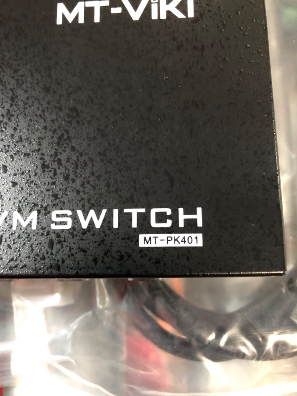 Photo 4 of KVM Switch DisplayPort 4 Port, MT-VIKI UHD 4K@60Hz DP KVM Switch for Four Computers Sharing 1 Monitor, Keyboard, Mouse, Included 4 DP & USB Cable+Desktop Controller