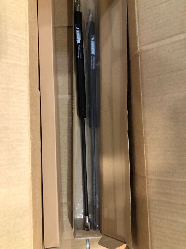 Photo 2 of ONE PACK IS OPENED, OTHER IS NEWBeneges 2PCs Universal Gas Charged Lift Supports Spring Struts Shocks Dampers Force 112 Lbs/500 N Per Prop - SET OF 2 