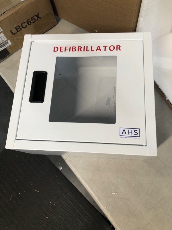 Photo 2 of AHS American Hospital Supply AED Cabinet | Non-Alarmed Storage Fits All AEDs Large