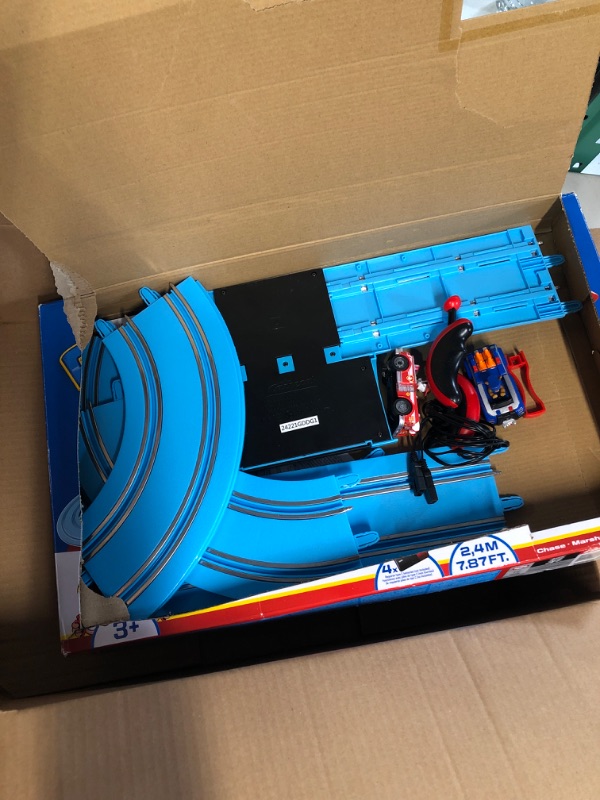 Photo 3 of Carrera First Paw Patrol - Slot Car Race Track - Includes 2 Cars: Chase and Marshall - Battery-Powered Beginner Racing Set for Kids Ages 3 Years and Up