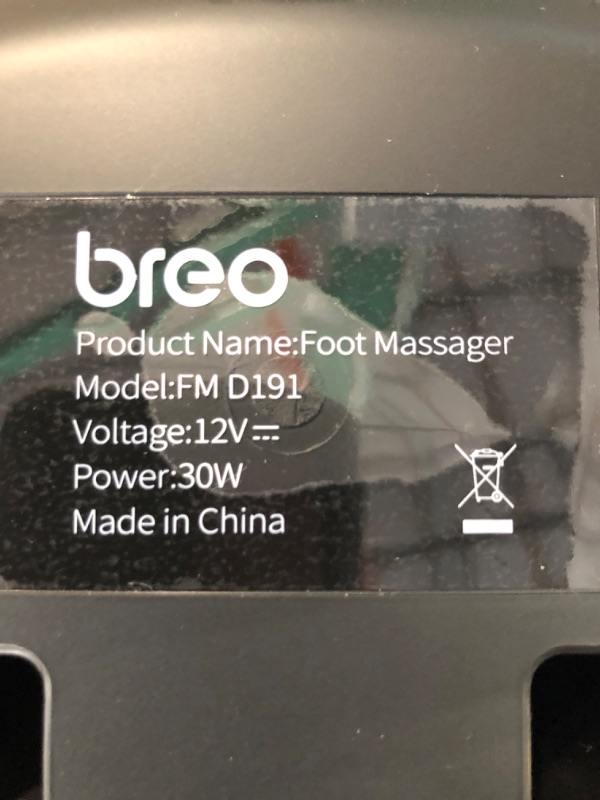 Photo 4 of Breo Foot Massager Machine with Heat & iPalm520e with Heat- UNABLE TO FULLY TEST