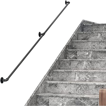 Photo 1 of [missing] DIYHD 9FT Stair Black Pipe Handrail