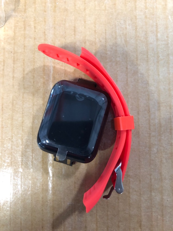 Photo 2 of STOCK PHOTO IS REFERENCE ONLY* WRIST BAND IS RED** 1.3-inch Touchscreen Smart Bracelet Sports Watch Waterproof Fitness Tracker Black - LIKE NEW** 