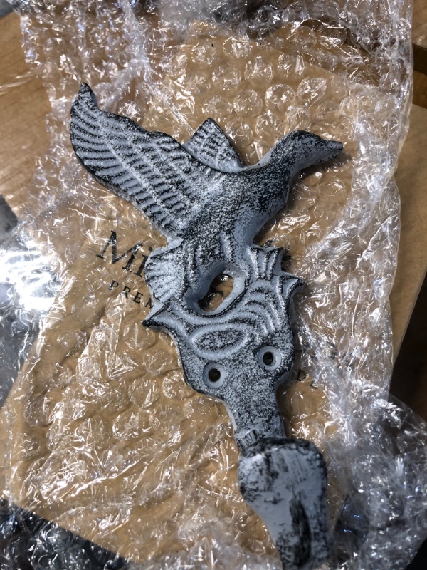 Photo 2 of Cast Iron Dragon Wall Hook Decorative Vintage Hanger for Coats, Hats, Keys and Towels by Topfunyy (Dragon- ?)