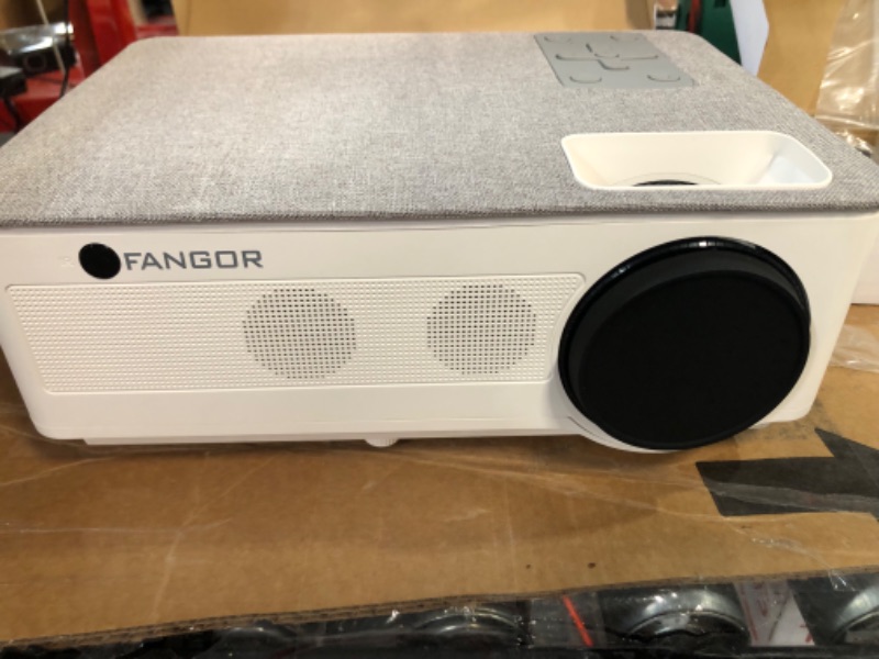 Photo 1 of *SEE NOTES* Native 1080P Projector 5G WiFi and Bluetooth, FANGOR 350 ANSI 4K Support [120''Screen Included]