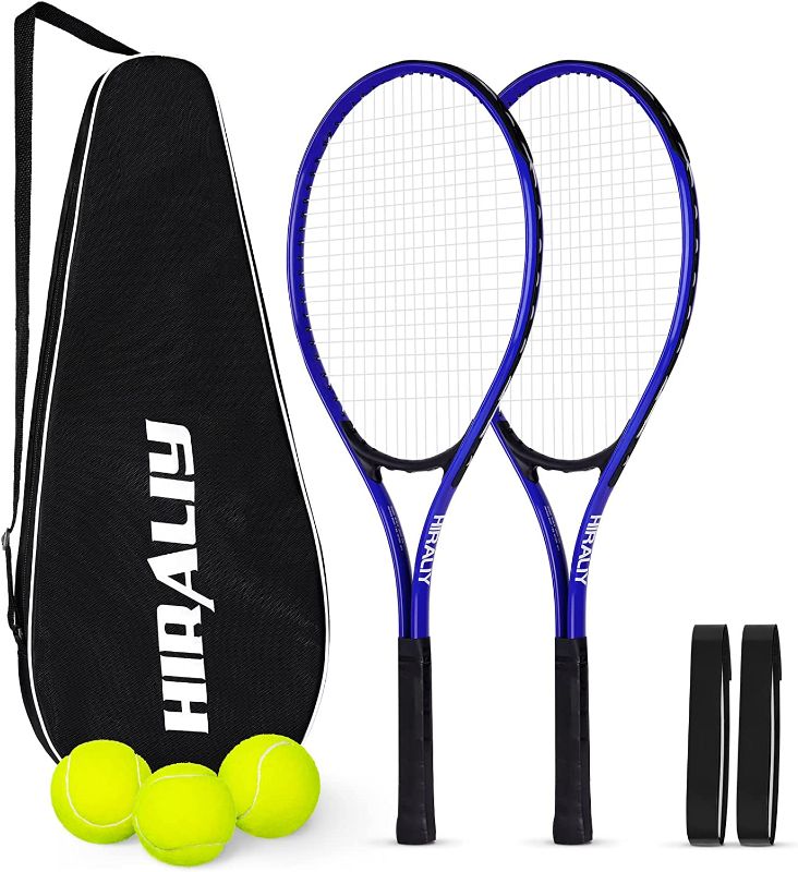 Photo 1 of HIRALIY Adult Recreational 2 Players Tennis Rackets ,27 Inch Super Lightweight