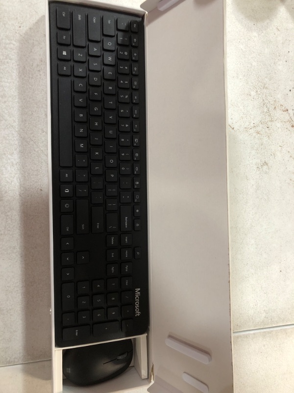 Photo 1 of Microsoft Wireless Bluetooth Keyboard and Mouse Desktop Set