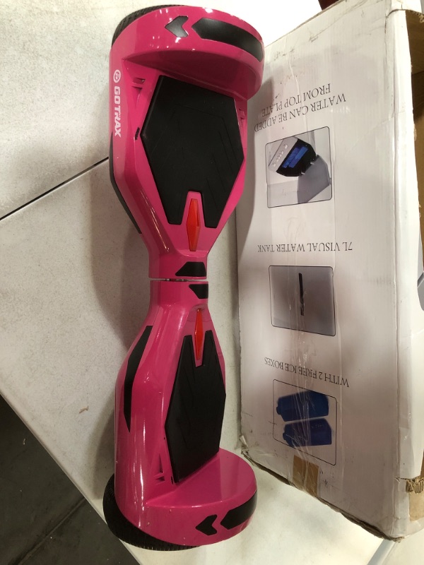 Photo 2 of Gotrax Edge Hoverboard with 6.5" LED Wheels & Headlight, Top 6.2mph 