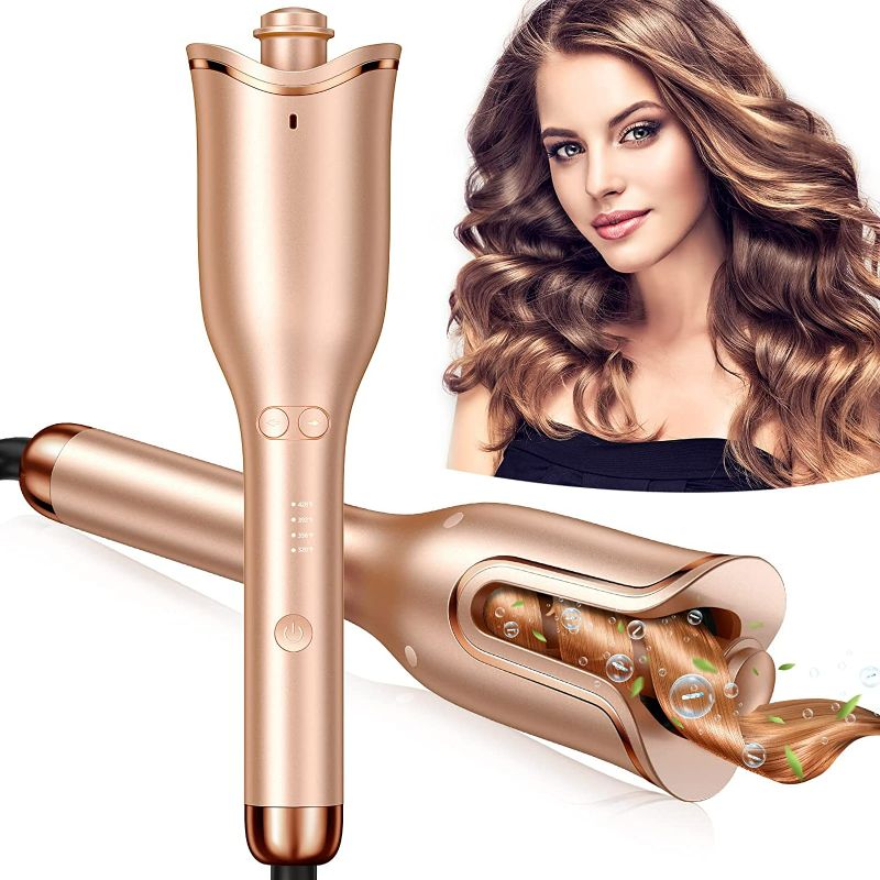 Photo 1 of Automatic Hair Curler, Professional Anti-Tangle Automatic Curling Iron with 1"