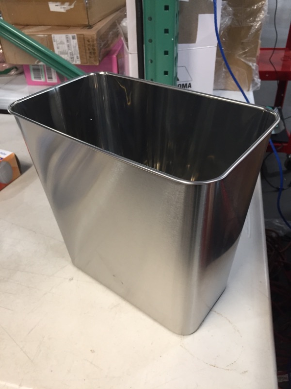 Photo 2 of Stainless Steel Bathroom Wastebasket