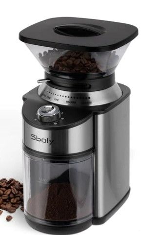 Photo 1 of Conical Burr Coffee Grinder Stainless Steel