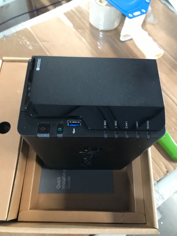 Photo 3 of Synology 2 bay NAS DiskStation DS220+ (Diskless),Black 2-bay; 2GB DDR4 DS220+