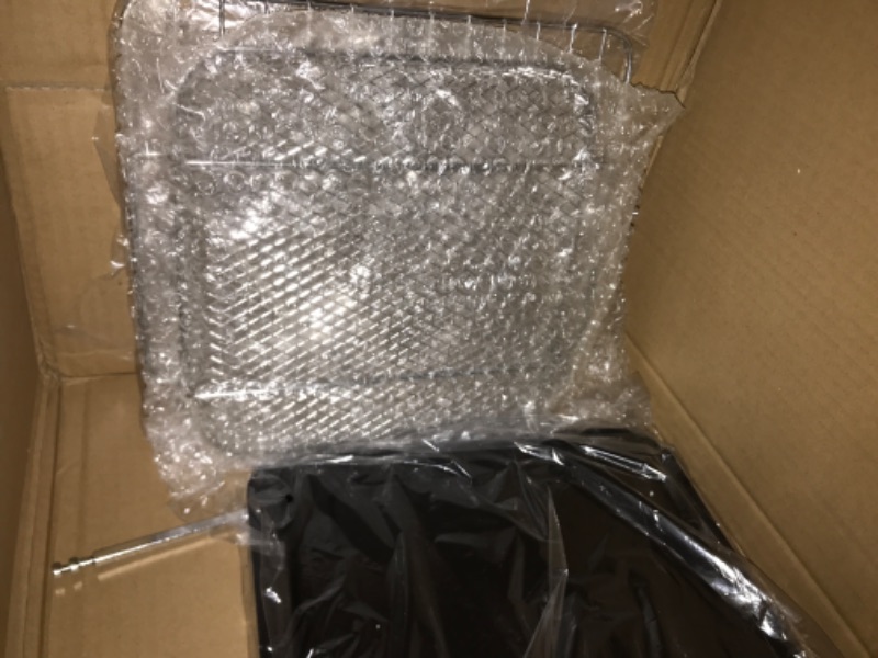 Photo 1 of Air Fryer Oven,Whall 12QT 12-in-1 Air Fryer Convection Oven,Rotisserie,Roast,Bake,Dehydrate,12 Cooking Presets,Digital Touchscreen,Stainless Steel,with Accessories&Recipes