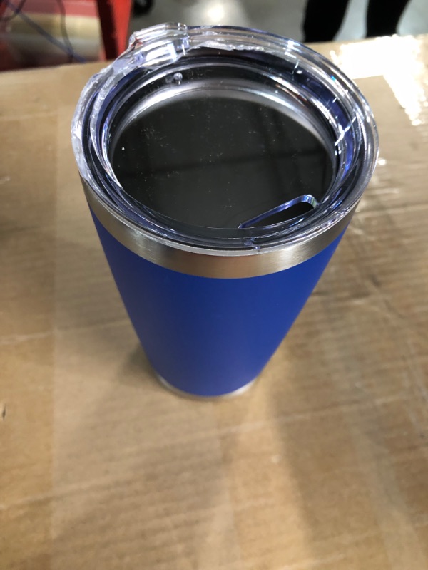 Photo 2 of  Stainless Steel Tumbler, 20 OZ (Dark Blue) 