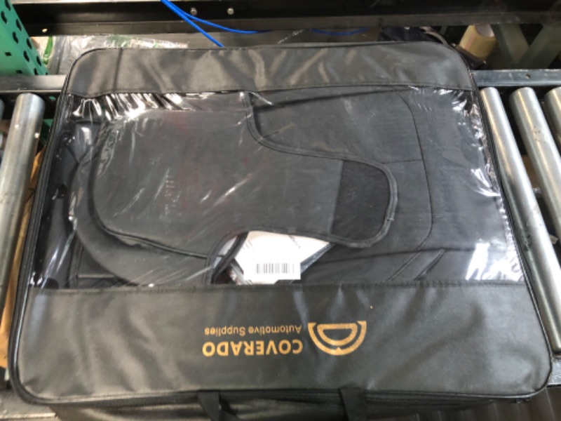 Photo 1 of Coverado Front Seat Covers 2 Pieces, Waterproof Nappa Leather, Universal Fit for Most Sedans SUV Pick-up Truck,
